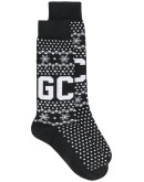 winter logo socks