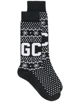winter logo socks