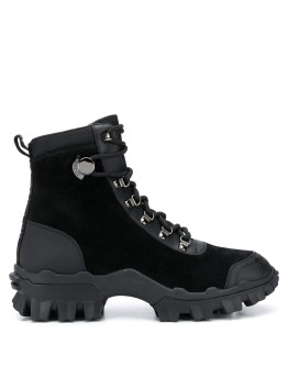 ridged-sole military boots