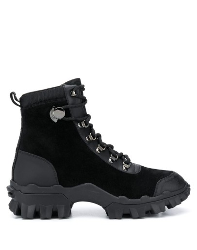 ridged-sole military boots