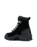 ridged-sole military boots