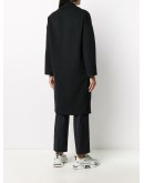 one-button midi coat