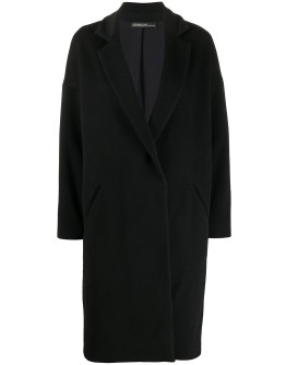 one-button midi coat