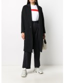one-button midi coat