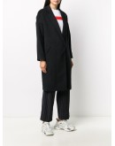 one-button midi coat
