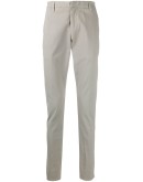 rolled-hem cotton chinos