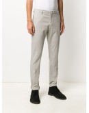 rolled-hem cotton chinos