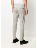 rolled-hem cotton chinos