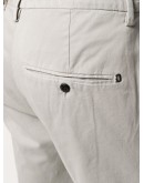 rolled-hem cotton chinos