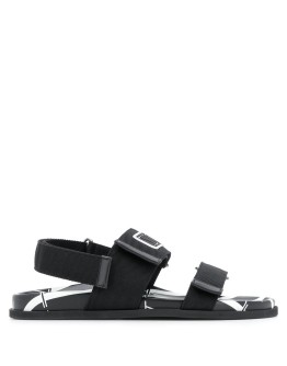 VLTN logo sandals