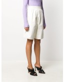 wide leg knee-length shorts