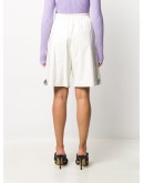 wide leg knee-length shorts