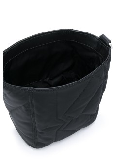K stitched bucket bag