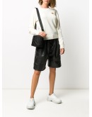 K stitched bucket bag