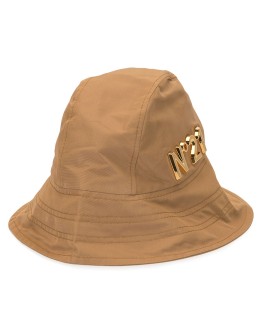 logo-plaque bucket hat