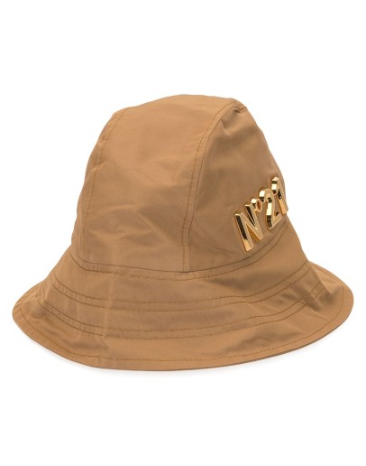 logo-plaque bucket hat
