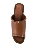 Rockstud wedge mules 