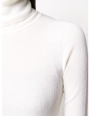 roll-neck knitted top