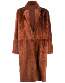 reversible single-breasted coat