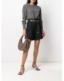 open knit crew neck jumper