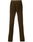 slim-fit corduroy trousers