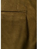 slim-fit corduroy trousers