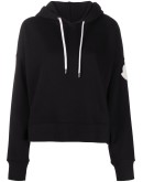 logo drawstring hoodie