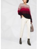 high-waisted cropped jeans