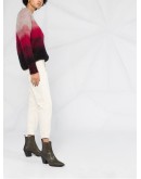 high-waisted cropped jeans