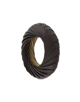 Intrecciato leather bracelet
