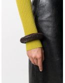 Intrecciato leather bracelet
