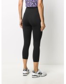 logo print cropped leggings