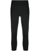 logo print cropped leggings