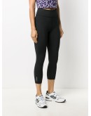 logo print cropped leggings