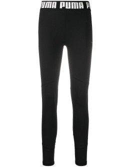 logo waistband cropped performance leggings