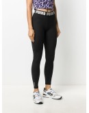 logo waistband cropped performance leggings
