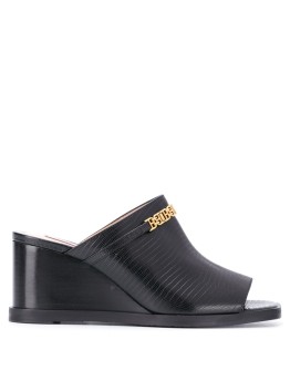open toe wedge mules