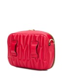 quilted multi-use bag with gold logo