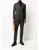 double-breasted two piece suit