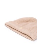 logo plaque cashmere beanie