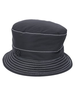 contrast stitching bucket hat