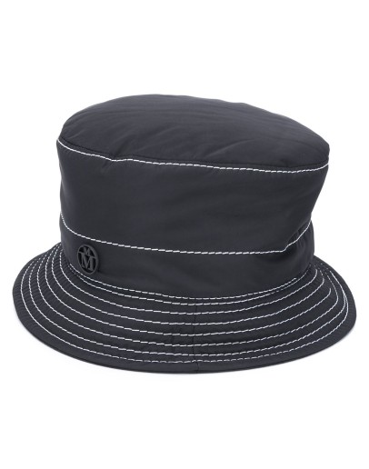 contrast stitching bucket hat