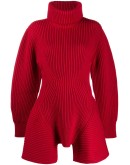 engineered sculpted knit jumper
