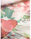 floral-print silk playsuit