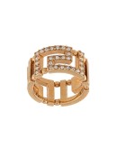 Greca embellished ring