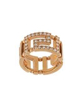 Greca embellished ring