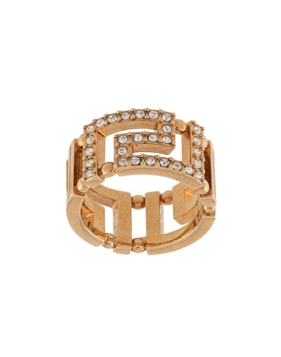 Greca embellished ring