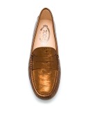 hammered leather driving shoes