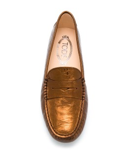 hammered leather driving shoes