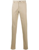 straight-leg slim-fit chinos